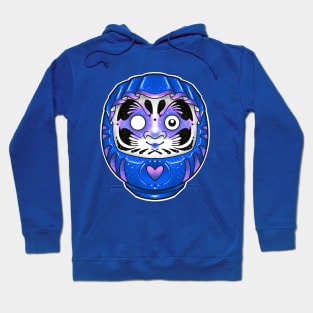 blue daruma doll Hoodie